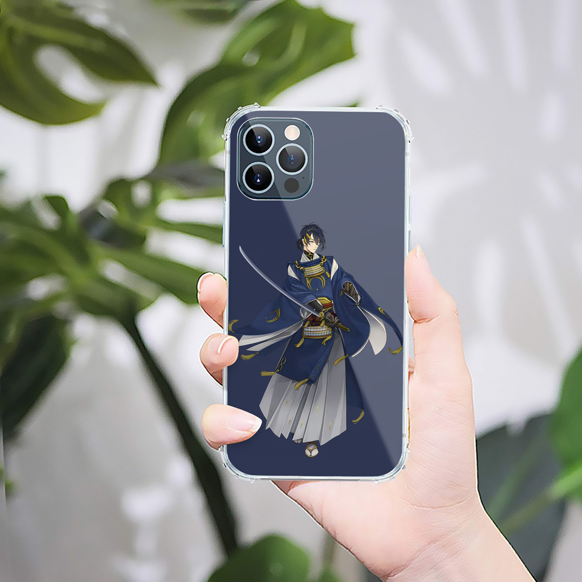（画像用） 刀剣乱舞 Touken Ranbu 【iPhone 12シリーズ対応】透明スマホケース（クリアソフトケース）